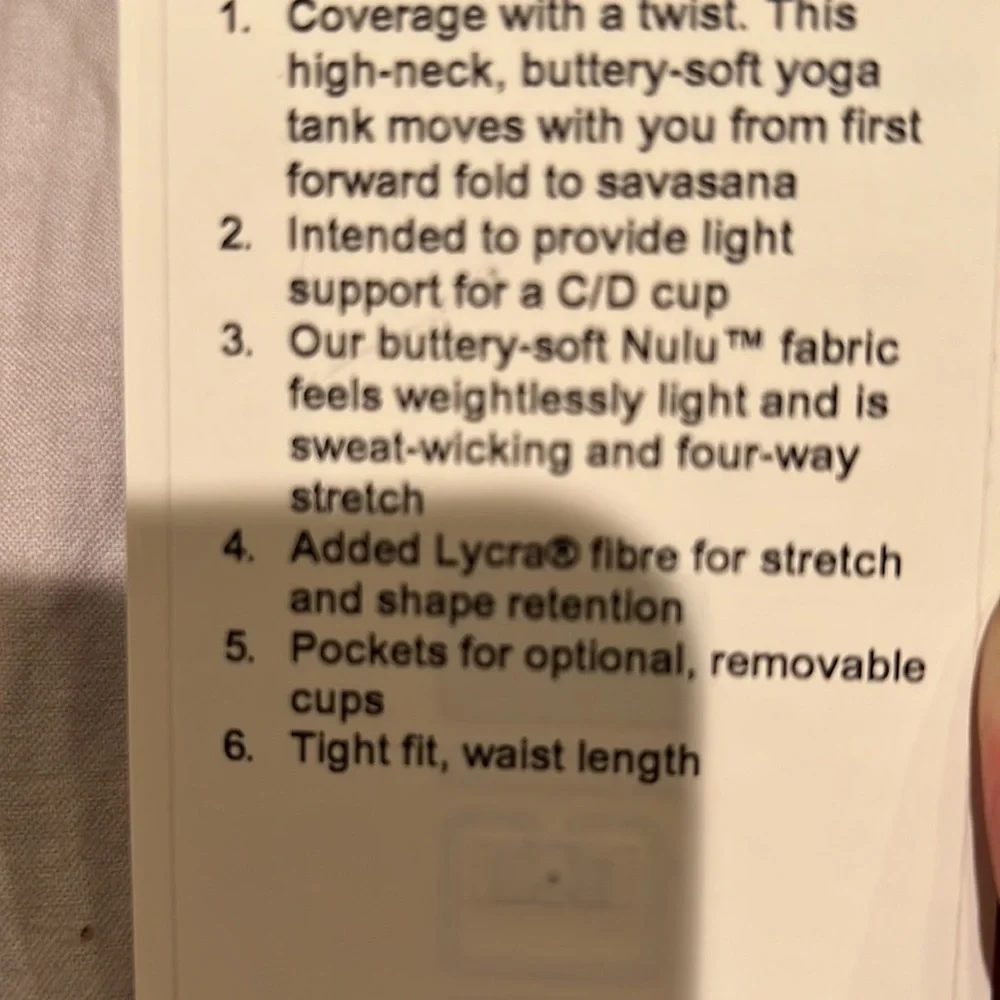 Lululemon Tank - Picture 9 of 9